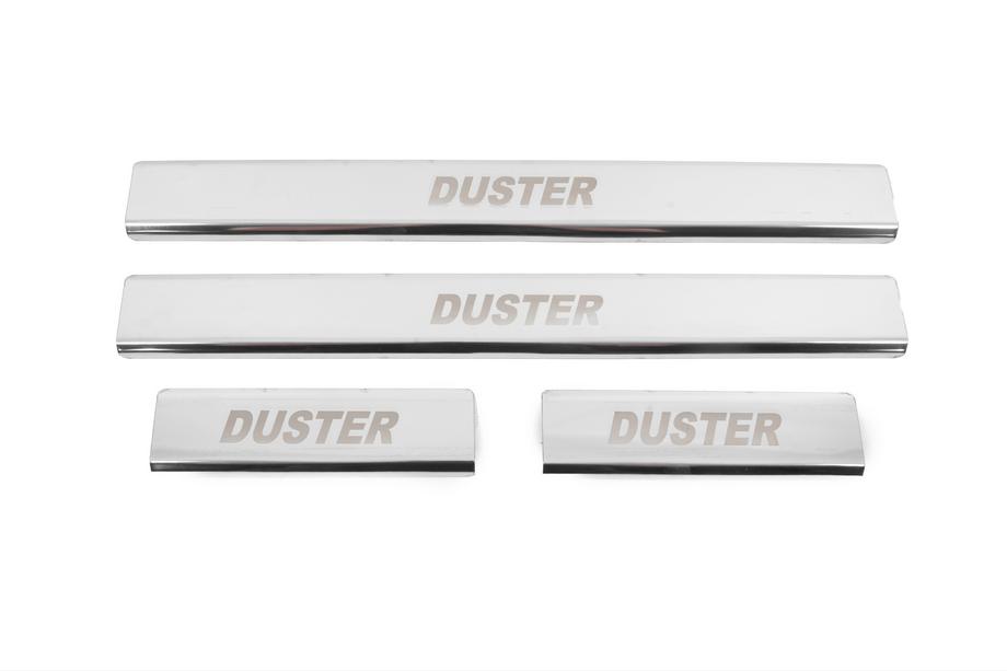 Dacia Duster 2008-2018 Einstiegsleisten Edelstahl Carmos V2 (4 Stk) Image