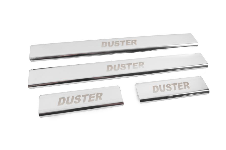 Renault Duster 2008–2017 Einstiegsleisten Edelstahl Carmos V2 (4 Stk) Foto 3