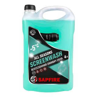 Ganzjahres-Scheibenwaschflüssigkeit -5 °C 4 L SAPFIRE Lime (401172)