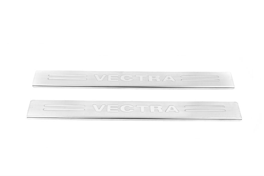 Opel Vectra B 1995-2002 Einstiegsleisten Carmos (2 Stk, Edelstahl) Image