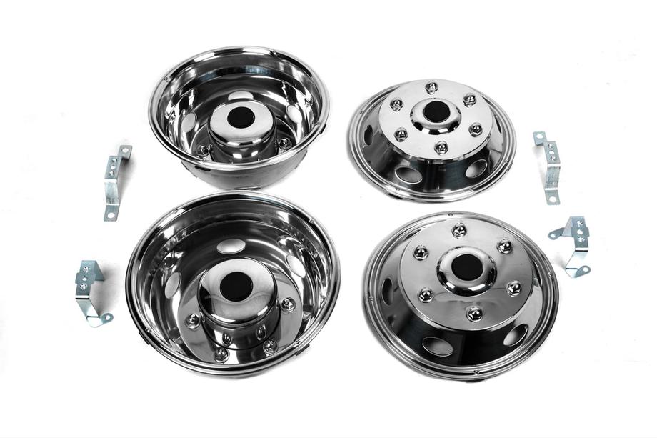 Volkswagen LT 1995-2006 Edelstahl Radkappen Exclusive V1 (2-teilige Ausführung) Image