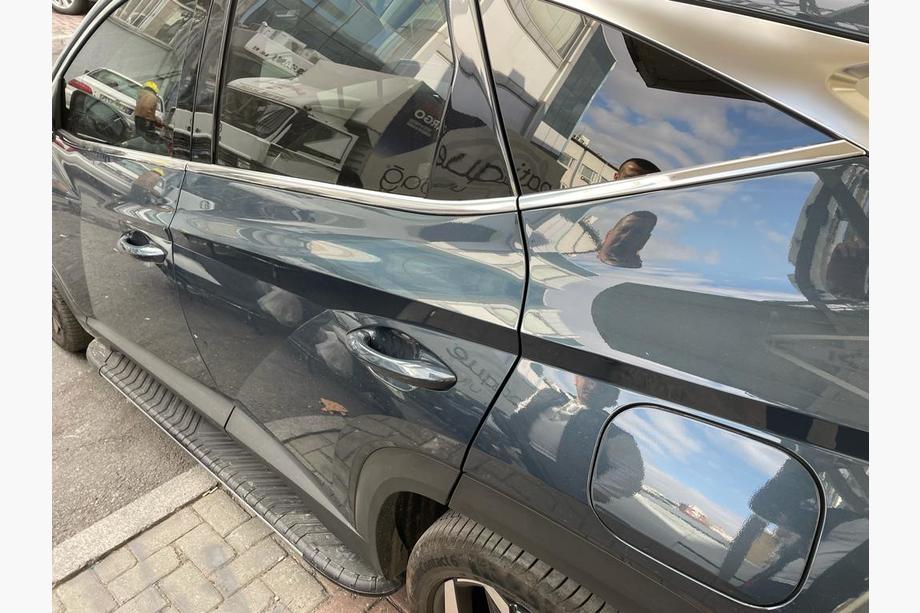 Hyundai Tucson NX4 2021- Fensterunterkante Zierleisten Edelstahl (6 Stk) OmsaLine - Italienischer Edelstahl Image