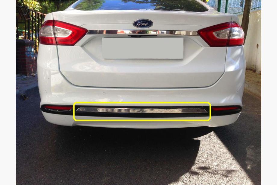 Ford Mondeo 2014-2022 Heckstoßstangenleiste Edelstahl Image