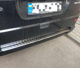 Mercedes Viano 2004-2014 Heckstoßstangenschutz mit Kante (Carmos V2, Edelstahl) Foto 2