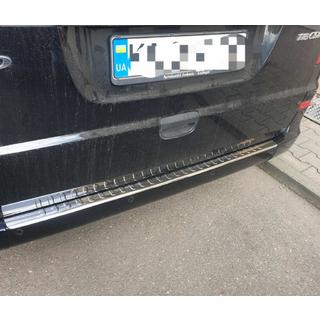 Heckstoßstangenschutz mit Kante (Carmos V2, Edelstahl) Foto 2