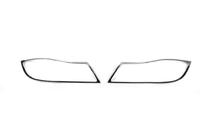 BMW 3 Series E90/E91 2005-2011 Scheinwerfer Abdeckungen Chrom (2 Stk., Kunststoff) Foto 3