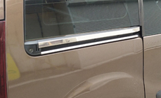 Peugeot Partner Tepee 2008-2018 Edelstahl Zierleisten für Schiebetüren (4 Stk.) Carmos - Türkischer Edelstahl Foto 2