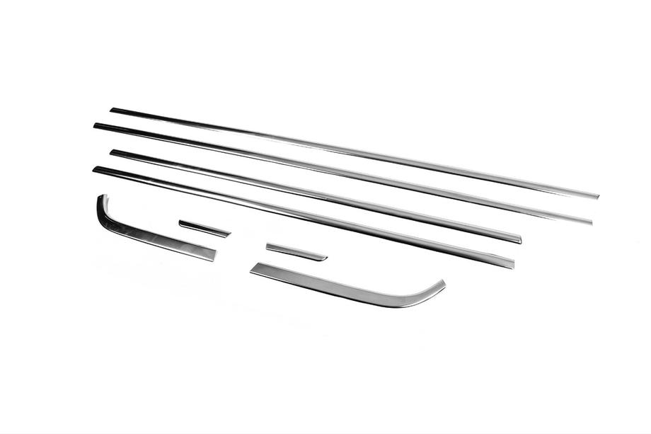 Hyundai Bayon 2021- Fensterzierleisten unten Edelstahl (8 Stk) OmsaLine - Italienischer Edelstahl Foto 3