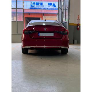Heckstoßstangenschutz Edelstahl (Sedan) Honda Civic Sedan 2021- Foto 4