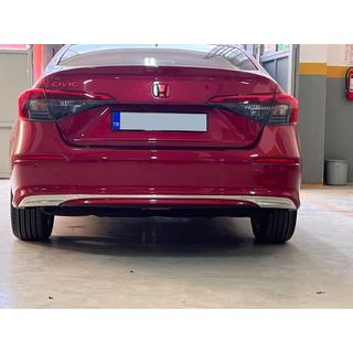 Heckstoßstangenschutz Edelstahl (Sedan) Honda Civic Sedan 2021- Foto 1