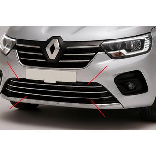 Zierleisten für Kühlergrill Stoßstange (3 Stk, Edelstahl) Renault Kangoo/Express 2021- Foto 1