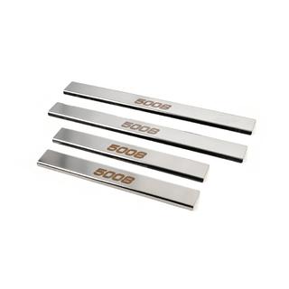 Einstiegsleisten Carmos (4 Stk, Edelstahl) Peugeot 5008 2016-2023 Foto 2