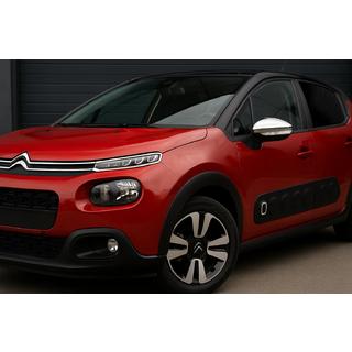 Spiegelabdeckungen (2 Stk, Edelstahl) Citroen C-3 2016-2023 Foto 3