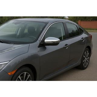 Spiegelabdeckungen (2 Stk, Edelstahl) Honda Civic Sedan 2021- Foto 1