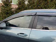 Kia Sportage 2021- Windabweiser mit Chromleiste Niken (für SWB, 4 Stk.) Foto 1