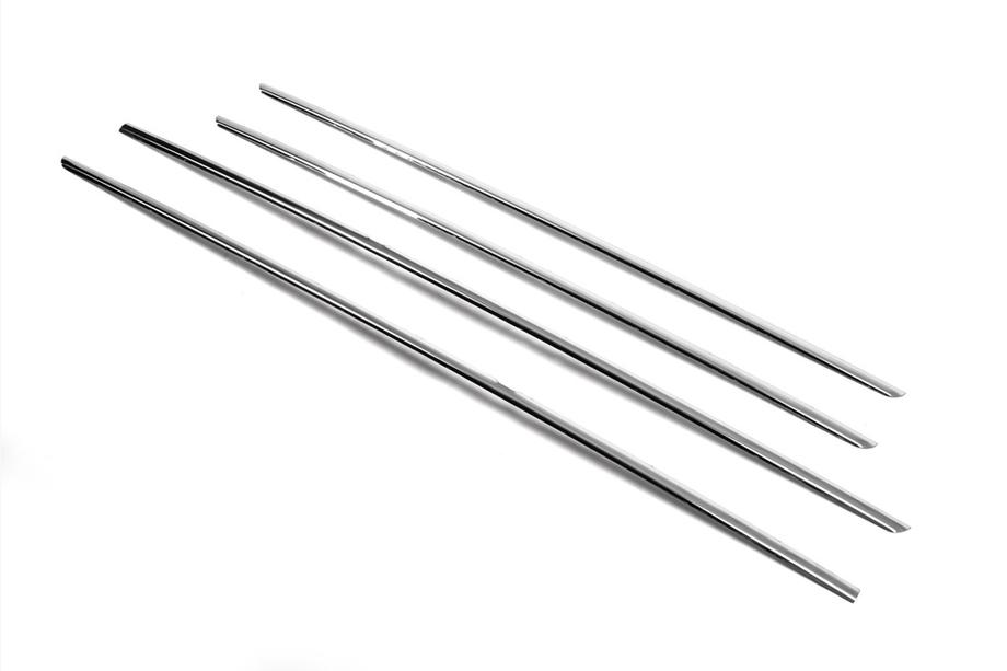 Universelle Edelstahl-Türleisten unten (4 Stk) 97cm x 3cm, 88cm x 3cm Foto 2