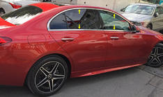 Mercedes C-class W206 2022- Komplette Fensterumrandung Edelstahl Foto 1