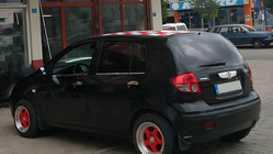 Hyundai Getz 2002- Fensterzierleisten Edelstahl außen (6-tlg.) Foto 4