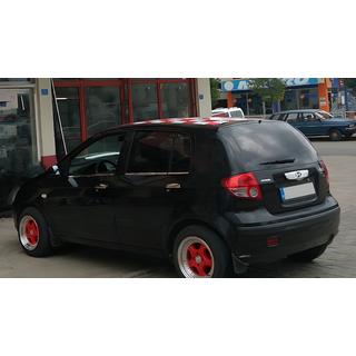 Fensterzierleisten Edelstahl außen (6-tlg.) Hyundai Getz 2002- Foto 4