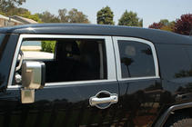 Toyota FJ Cruiser 2006-2022 Fensterzierleisten Set Edelstahl 16-teilig Foto 6