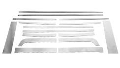 Toyota FJ Cruiser 2006-2022 Fensterzierleisten Set Edelstahl 16-teilig Foto 14