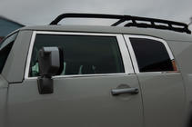 Toyota FJ Cruiser 2006-2022 Fensterzierleisten Set Edelstahl 16-teilig Foto 3