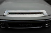 Toyota FJ Cruiser 2006-2022 Chrom Motorhaubenabdeckung (Edelstahl) Foto 3