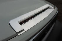 Toyota FJ Cruiser 2006-2022 Chrom Motorhaubenabdeckung (Edelstahl) Foto 1