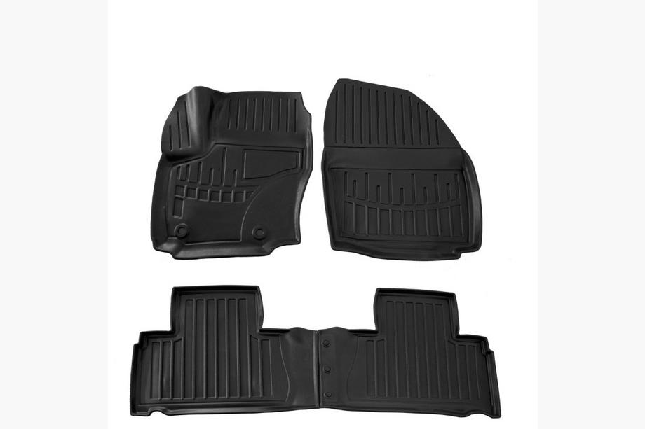 Ford S-Max 2007-2014 Fußmatten Stingray 3D (OWAL Clips) (4 Stk, Polyurethan) Image