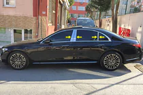 Mercedes S-class W223 2020- Edelstahl Säulenabdeckungen Foto 1