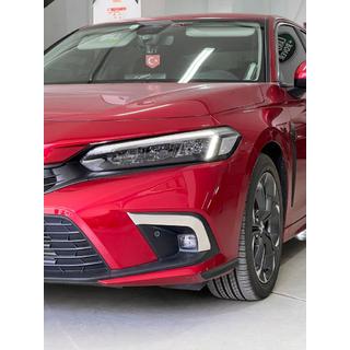 Abdeckungen für Nebelscheinwerfer (2 Stk, Edelstahl) Honda Civic Sedan 2021- Foto 3