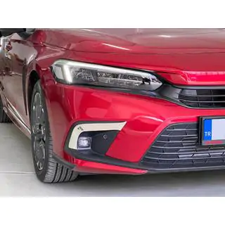 Abdeckungen für Nebelscheinwerfer (2 Stk, Edelstahl) Honda Civic Sedan 2021- Foto 1