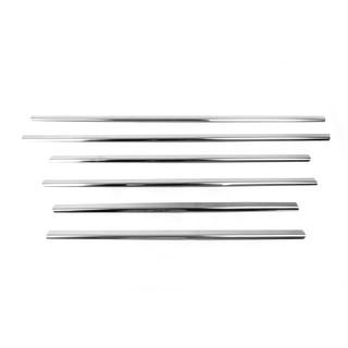 Fensterrahmen Blenden Edelstahl Mercedes C-class W203 2000-2007 Foto 4