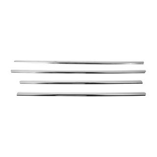 Fensterrahmen Blenden Edelstahl Mercedes C-class W203 2000-2007 Foto 2