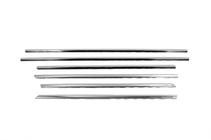 Mercedes E-class W211 2002-2009 Fensterrahmen Zierleisten Edelstahl SD, OmsaLine - Italienischer Edelstahl (4 Stk) Foto 3