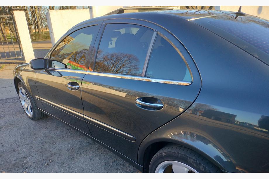Mercedes E-class W211 2002-2009 Fensterrahmen Zierleisten Edelstahl Foto 9