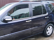 Mercedes ML W163 1997-2005 Chrom Türgriffblenden (4 Stk) Carmos - Türkischer Edelstahl Foto 6