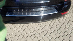 Mercedes ML W164 2005-2011 Heckstoßstangenabdeckung OmsaLine Edelstahl Matt Foto 2